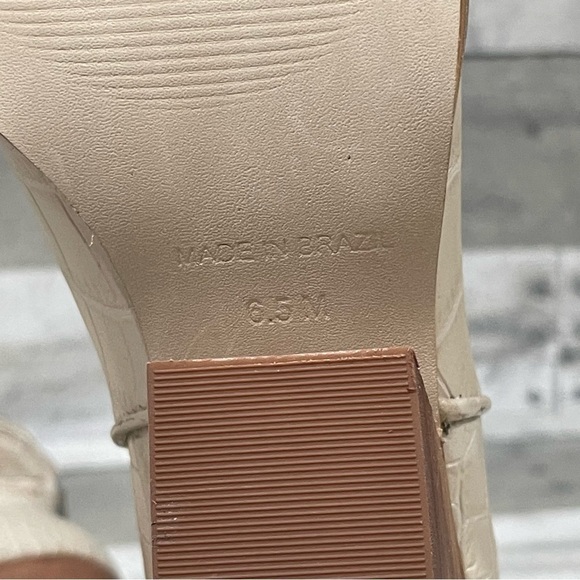 Steve Madden Women’s Wynter Leather Cowboy Boots - Bone Multi - Picture 15 of 15